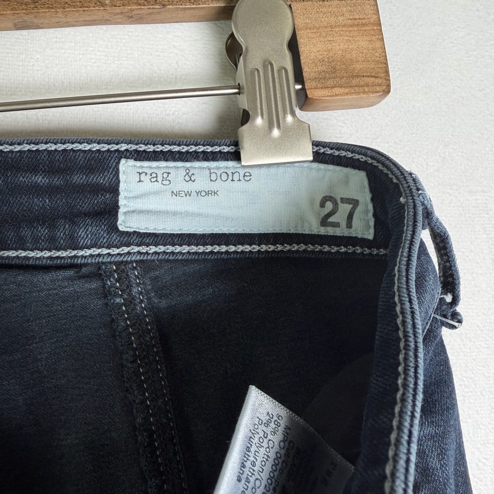 Rag & Bone Skinny Jeans Women’s Size 27 Dark Wash Stretch Denim - Picture 7 of 12